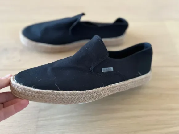 Herren Sommer Canvas Leinen Schuhe 41