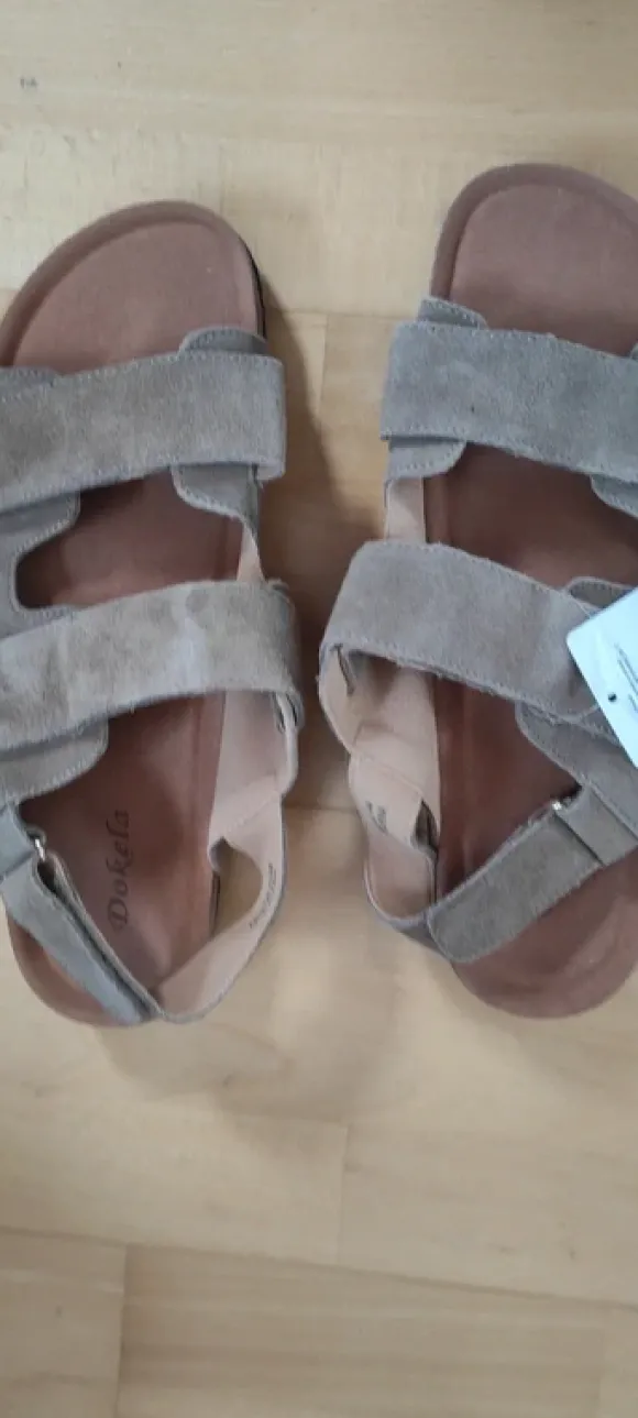 Herren Wildleder Sandalen, Gr. 44