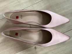 Högl Damen Ballerinas Gr. 38 Rosé Satin Elegant Hochzeit Business