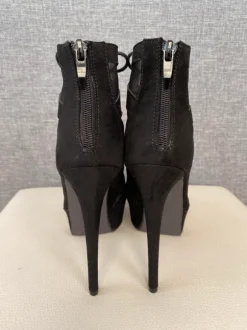 High Heels Lace Up Tulipano Gr. 36 Samt Mesh