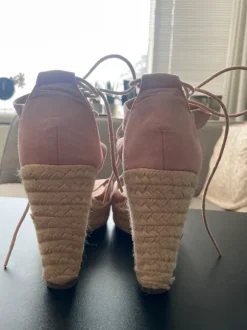 Highheel sandalen - sleehak sandalen/Espadrilles