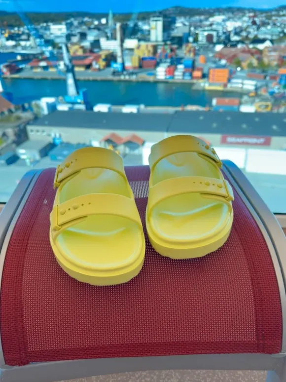 Hilfiger, Herren, Sandalen, neuwertig, grün