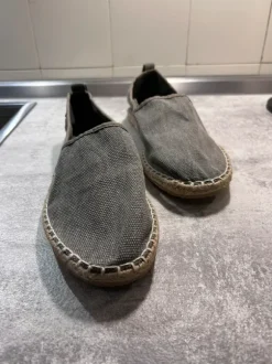 H&M Espadrilles in Grau – Herren, Größe 43, neuwertig