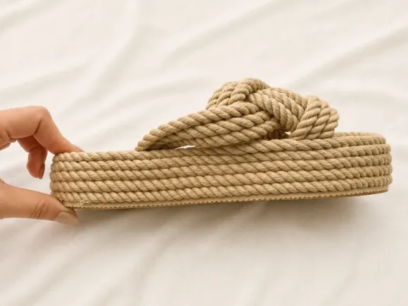 H&M Rope Sandalen / Slides – Gr. 38