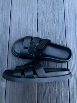 H&M Sandalen / Schlappen – Schwarz – Gr. 40 – sehr guter Zustand 🖤
