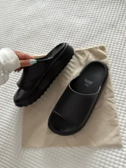 H&M slipper Plateau schwarz 39/40