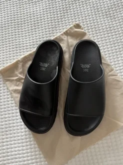 H&M slipper Plateau schwarz 39/40