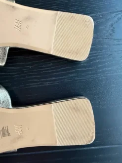 H&M Sommersandalen in Gold, Gr 40