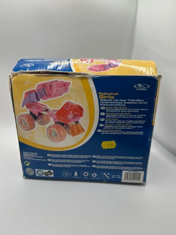 Hudora Rollschuhe „Girlie“ Kinder Gr. 21–31 🛼💖