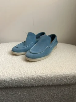 I luxe laofer licht blauw