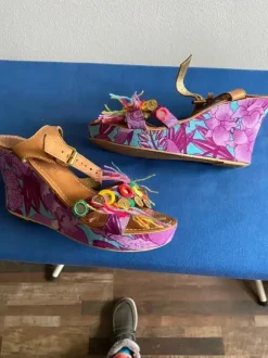 Ibiza sleehak sandalen 40