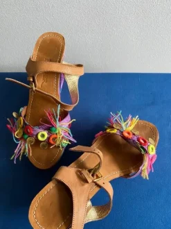 Ibiza sleehak sandalen 40