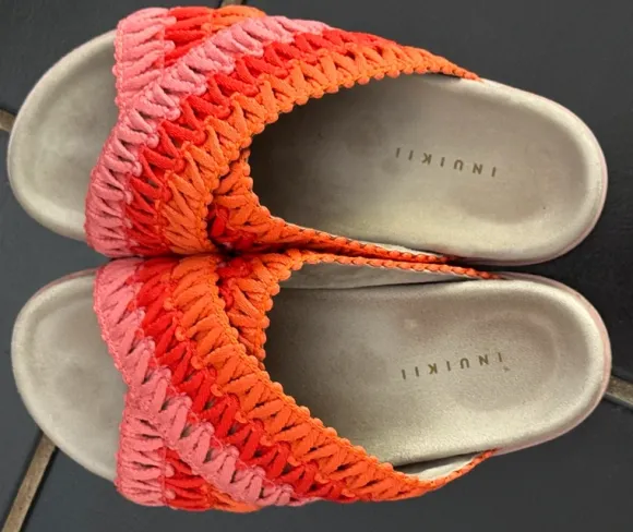 Inuiiki Sandalen, Gr.36, rot orange rosa
