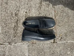 Italian Black Leather Loafer