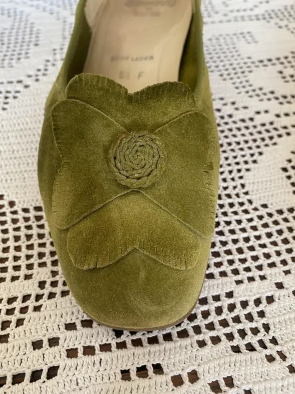 Jenny by ara Ballerina Wildleder grün TOP