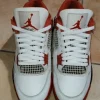 Jordan 4 Bianche e Rosse Fire red