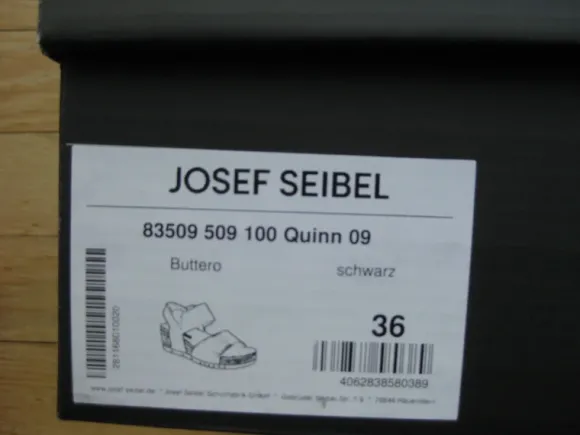 Josef Seibel Modell Quinn 09 Gr.36 schwarz NEU