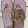 Juicy couture Flipflops mit Swarovski Steinen rosa Größe 39