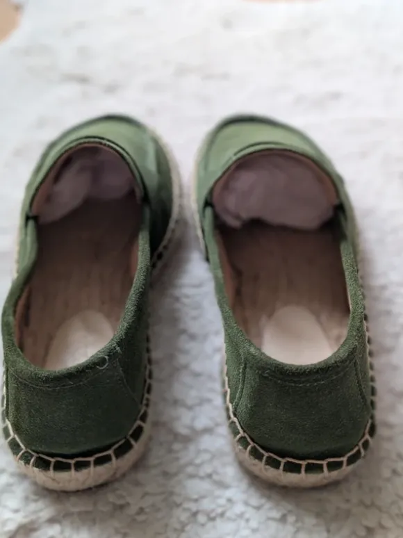 Jute Espadrilles Grün