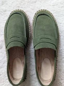 Jute Espadrilles Grün
