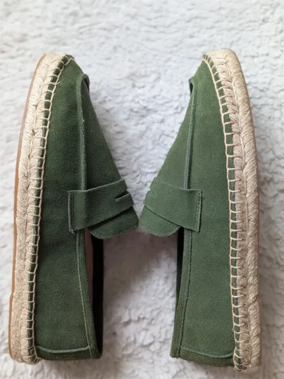 Jute Espadrilles Grün