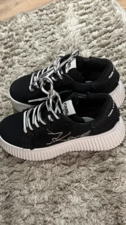 Karl Lagerfeld Signature Keeper Denim Sneakers