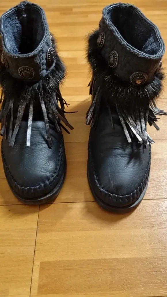 Karma of Charme boots / Stiefel, Gr. 37, schwarz
