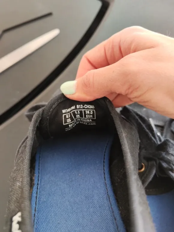 Ked's Keds Sommerliche Sneaker Schuhe Ballerinas schwarz 39