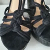 Keilsandalen Sandalen H&M Gr. 41 schwarz Sommer Gothic