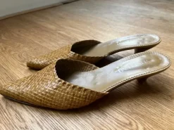 Kittenheel muiltjes mt 38 geheel leder