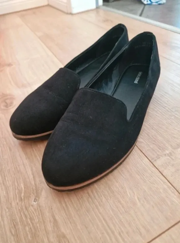 Klassische Schwarze Loafer 38 graceland