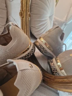 La strada sneaker beige gold 38 Leo