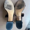 Laatste kans**Zwarte suède sandalen van Manfield maat 39