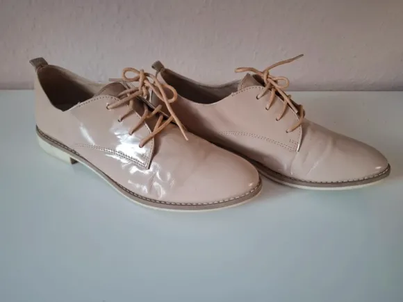 Lackschuhe beige 39 s.Oliver
