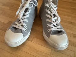 Lacoste Chucks Sneaker hoch 38 39 grau