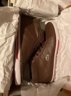 Lacoste Schuhe | Mid-Top Sneaker | Größe 44.5 | Braun | Nicht profitabel