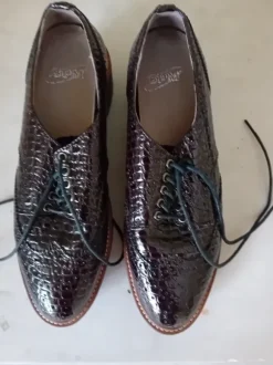 Lakleren veterschoenen SPM