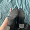 Lange Laarzen Faux Leather Croc Design Maat 39 (lees beschrijving voor het kopen aub)