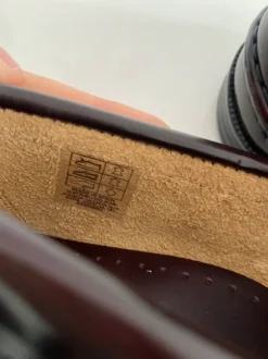 Latino Loafer aus echtem Leder Große 39 im Bordeaux-Ton