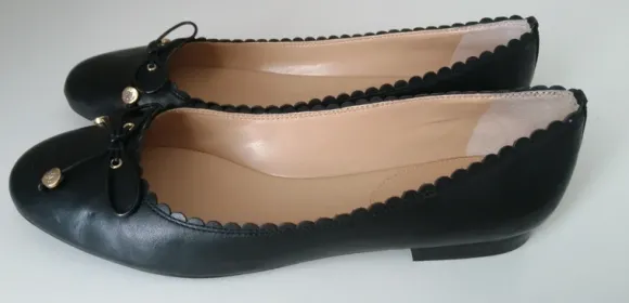 Lauren Ralph Lauren Lederballerinas 10B 41-42
