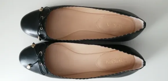 Lauren Ralph Lauren Lederballerinas 10B 41-42