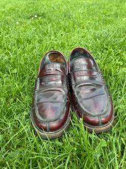 Leather loafers