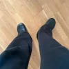 Leder Clogs mit Nieten