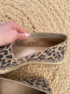 Leder Espadrilles Gr. 37 Onygo