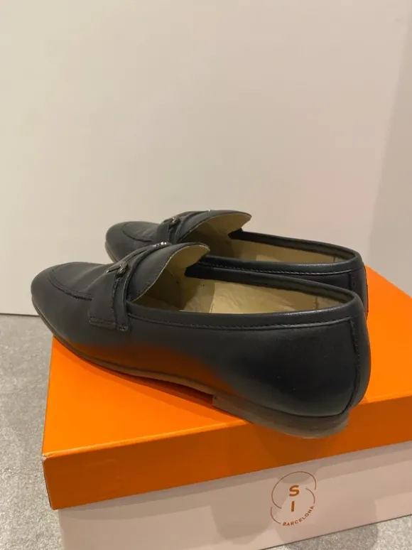 Leder Loafer schwarz von si Barcelona