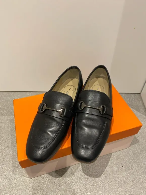 Leder Loafer schwarz von si Barcelona