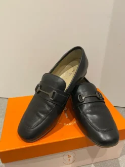 Leder Loafer schwarz von si Barcelona