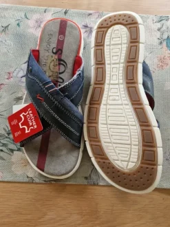 Leder Pantoffeln von s. Oliver in Gr. 42