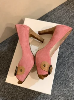 Leder Sommerpumps