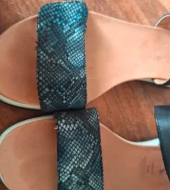 Lederen sandalen
